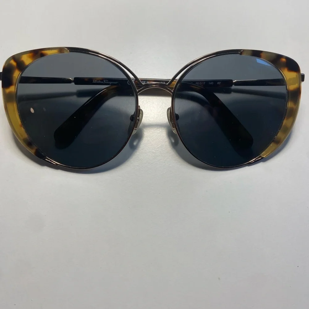 Salvatore Ferragamo Sunglass Frames SF207S 766 Amber Gold Tortoise 60mm